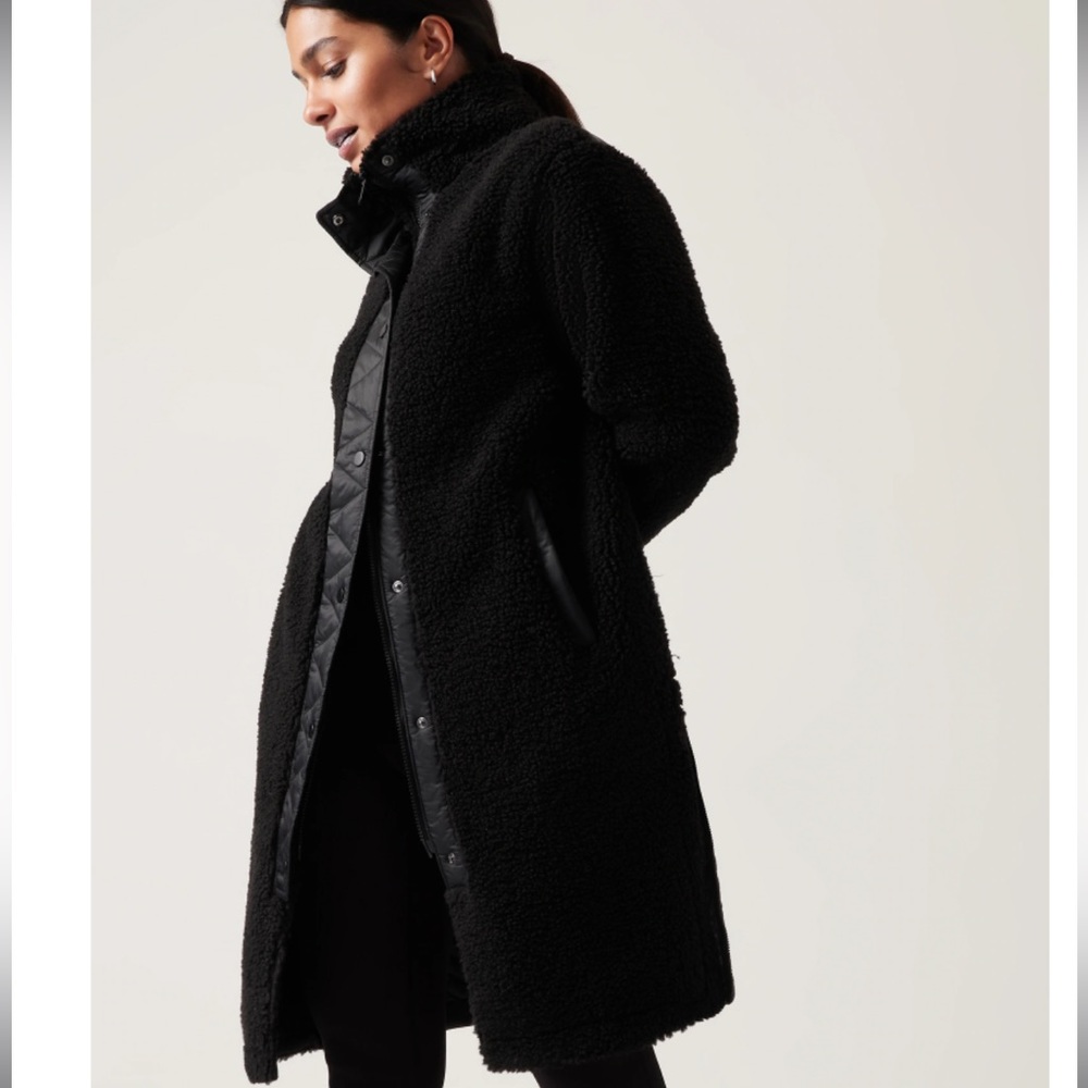 Athleta- Cozy Sherpa Coat